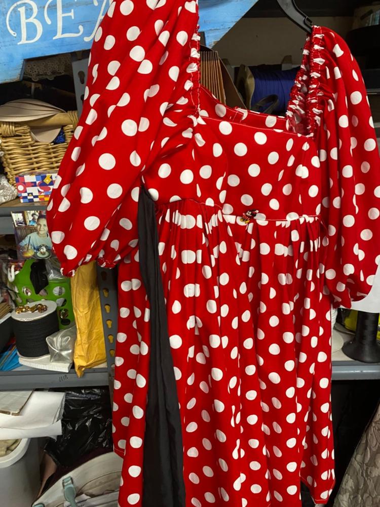 Large Polka Dot Cotton Poplin (58/60 Inch) - Customer Photo From Margaret Starnes