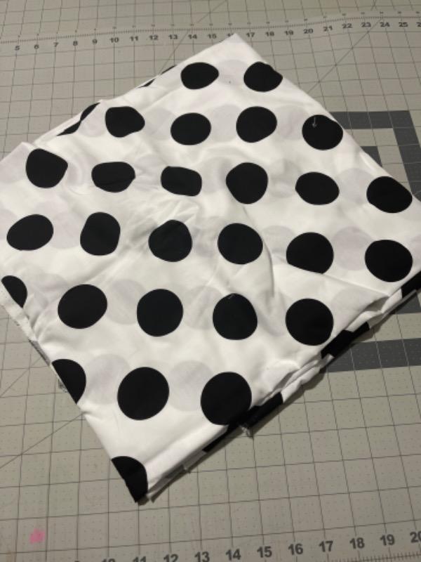 Extra Large Polka Dot Cotton Poplin (58/60 Inch) - Customer Photo From BERNICE WILSON