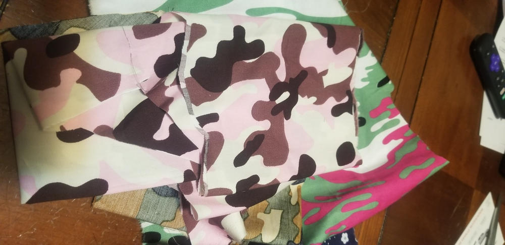 Tiger Camo Print Cotton - Customer Photo From Dora deras