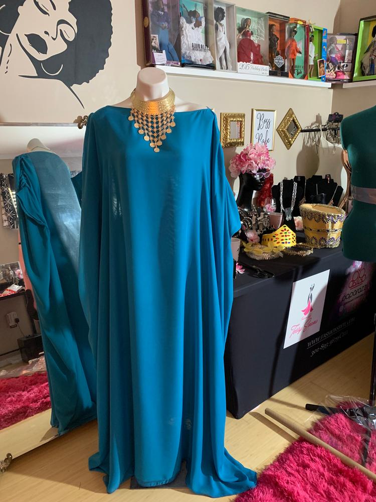 Polyester Chiffon (60 Inch) - Customer Photo From Turquoise chiffon