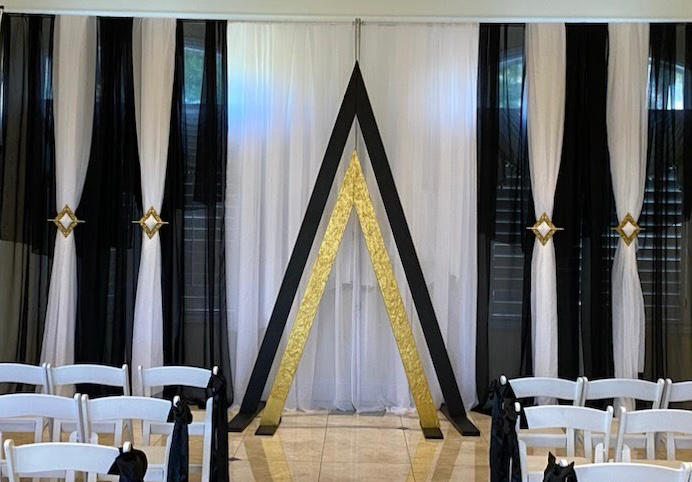 Crushed Sheer Voile (110 Inch) - Customer Photo From Kathy Cushman