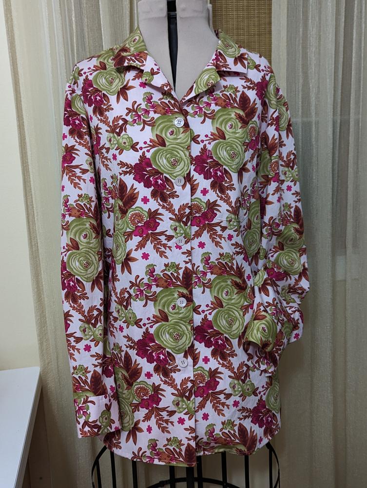 Rose Print Cotton - Customer Photo From Christine 