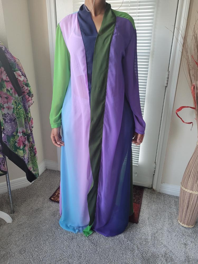 Chiffon Ombre Prints - Customer Photo From Yalonda Edwards