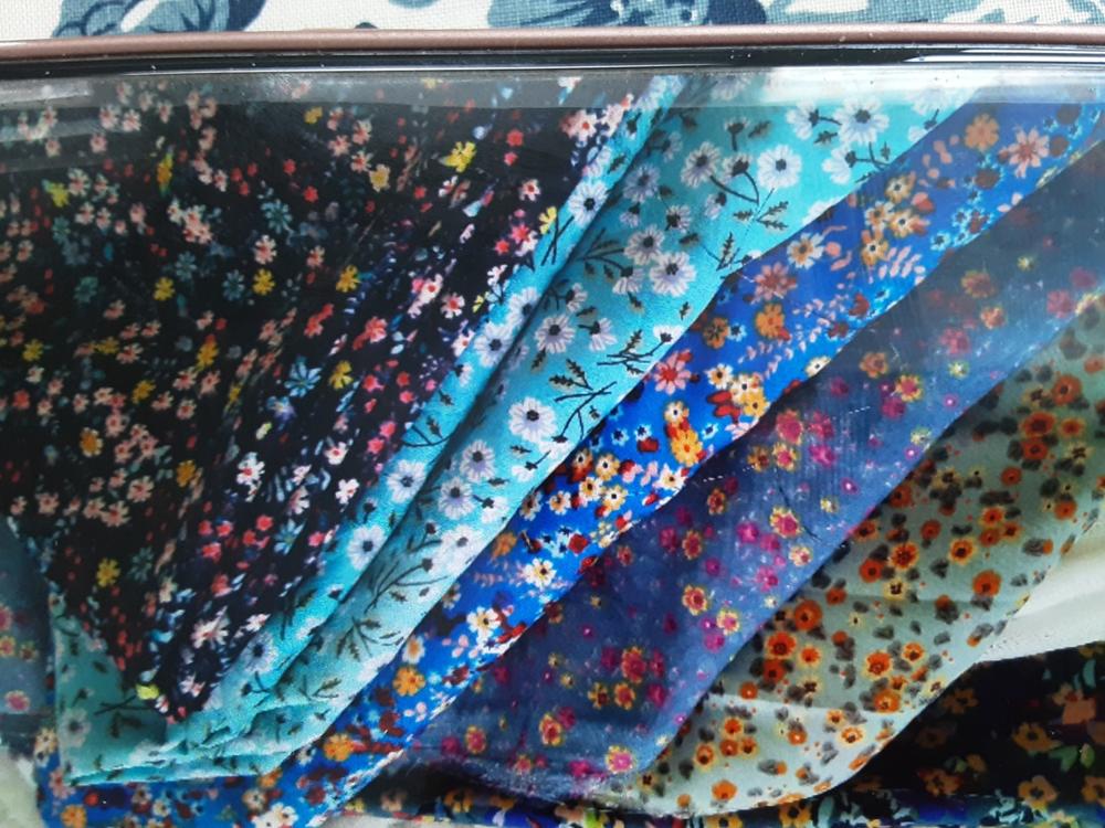 Buy Cosmos Crepe De Chine Print Fabric | Fabric Wholesale Direct