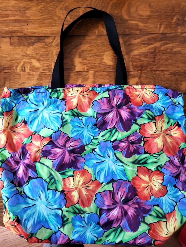 Ottertex® Nylon Ripstop 70 Denier (PU Coated) - Aloha Print - Customer Photo From KateOwl