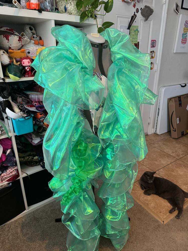 Iridescent Pearl Organza - Customer Photo From Sarah 