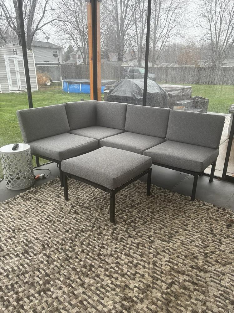 Upholstery Tweed w/ Felt Backing - Customer Photo From LeeAnn 