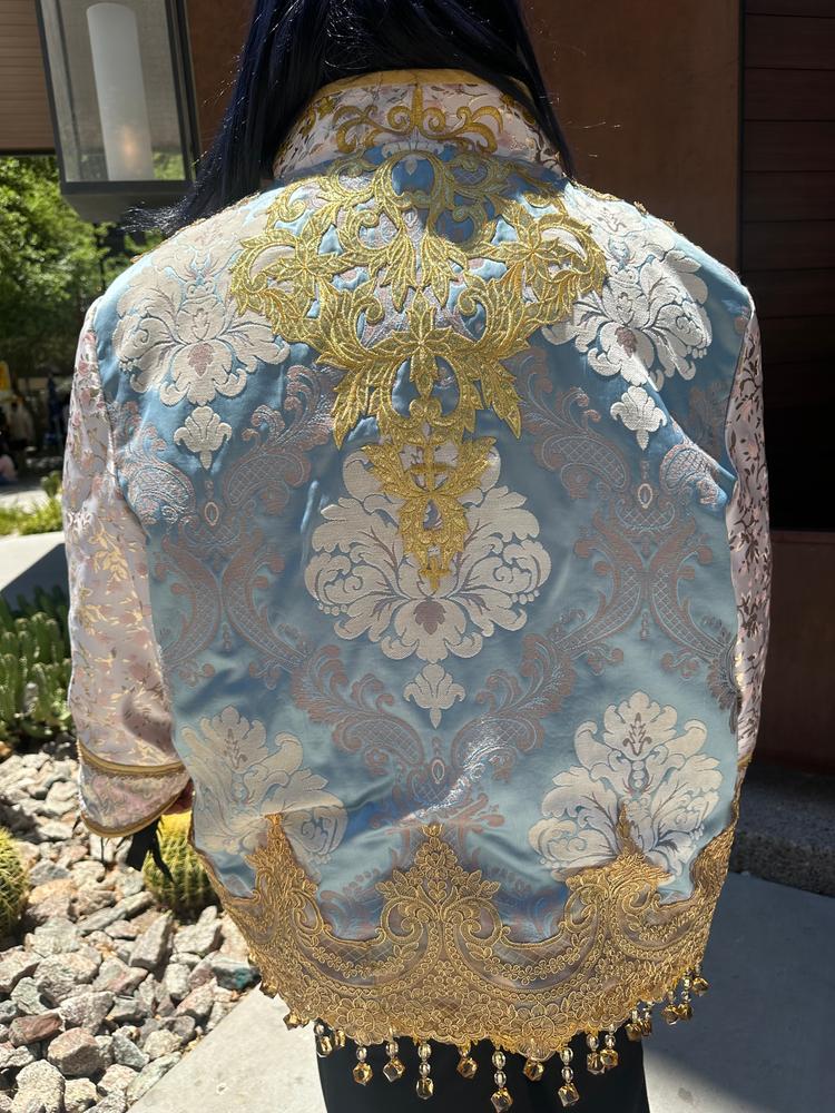 Royal Damask Chenille Upholstery Brocade Jacquard - Customer Photo From Daija