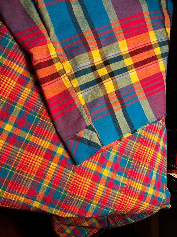 Madras Plaid Fabric (Style 2023) - Customer Photo From Sacha Chevalier