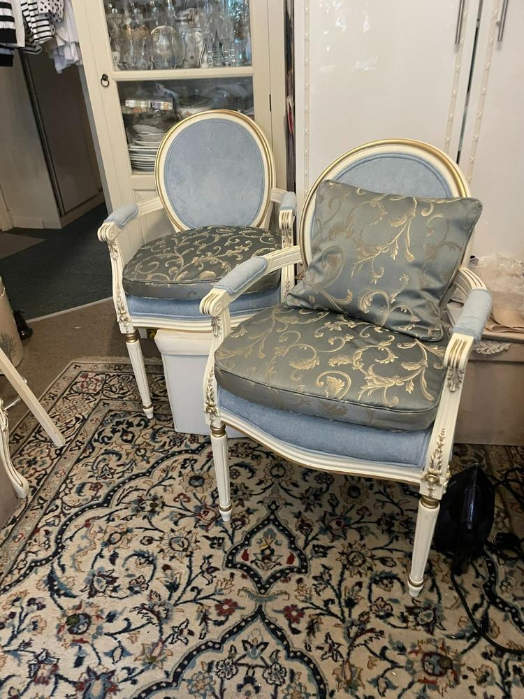 Extra Wide Floral Damask Upholstery Jacquard - Customer Photo From Liudmyla Cherhynets