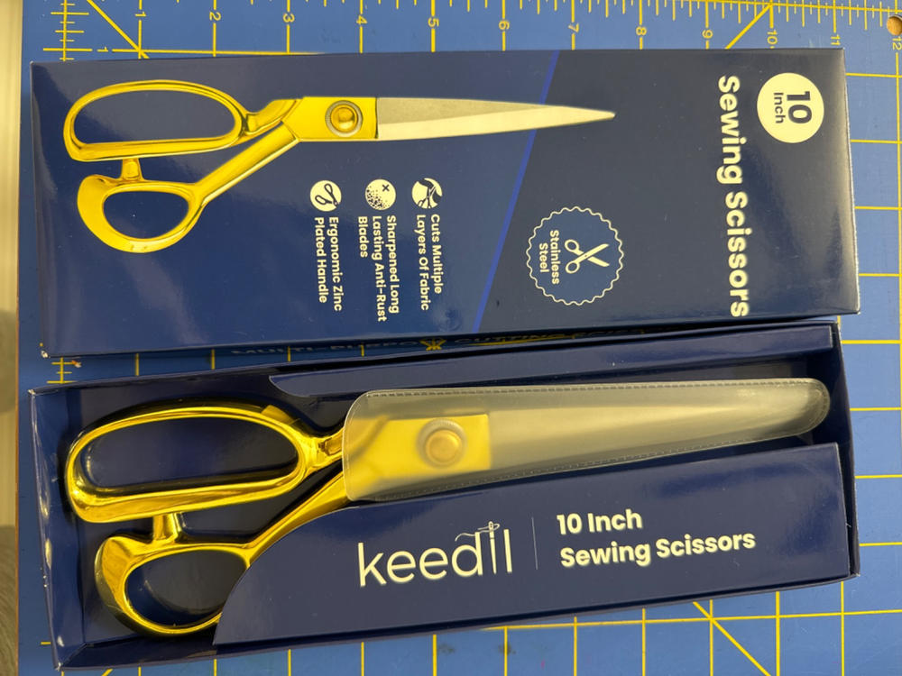 Keedil® Professional Tailor Scissors (10 Inch) - Customer Photo From Sudha Vallabhapurapu