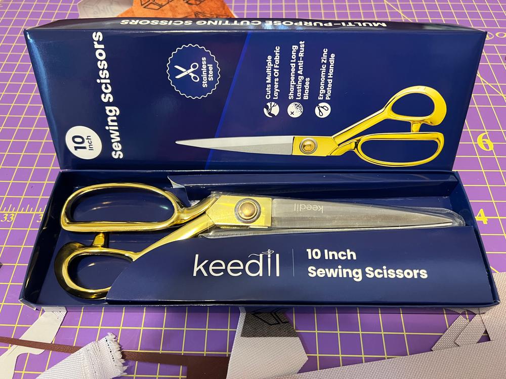 Keedil® Professional Tailor Scissors (10 Inch) - Customer Photo From Pam Drummond