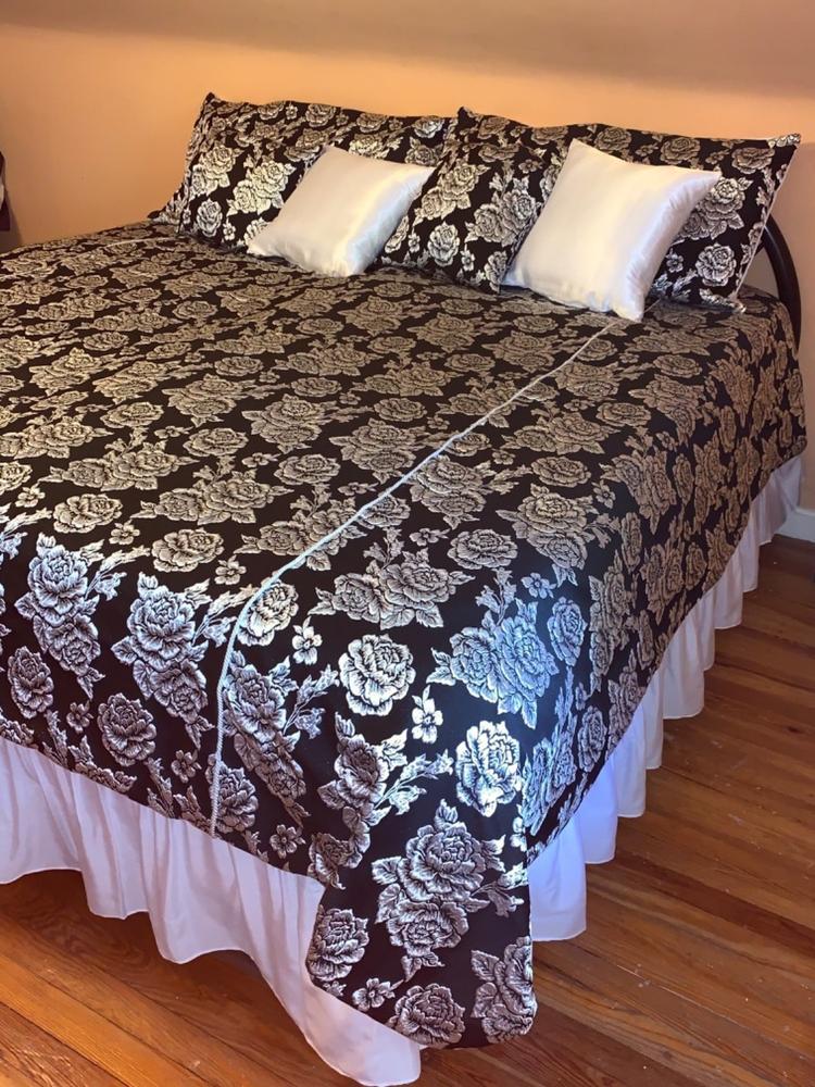 Silver 3D Metallic Jacquard - Customer Photo From Benita Webster Hardy