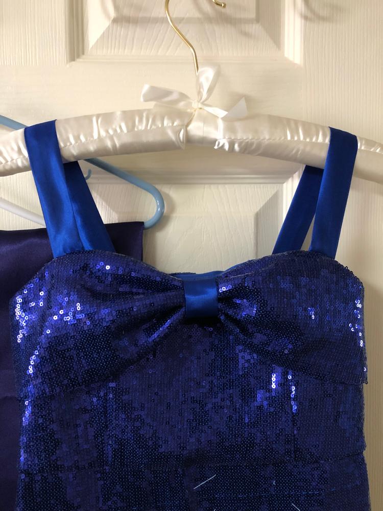 All-Over Micro Sequins Starlight on Stretch Mesh - Customer Photo From Cathy Huhn