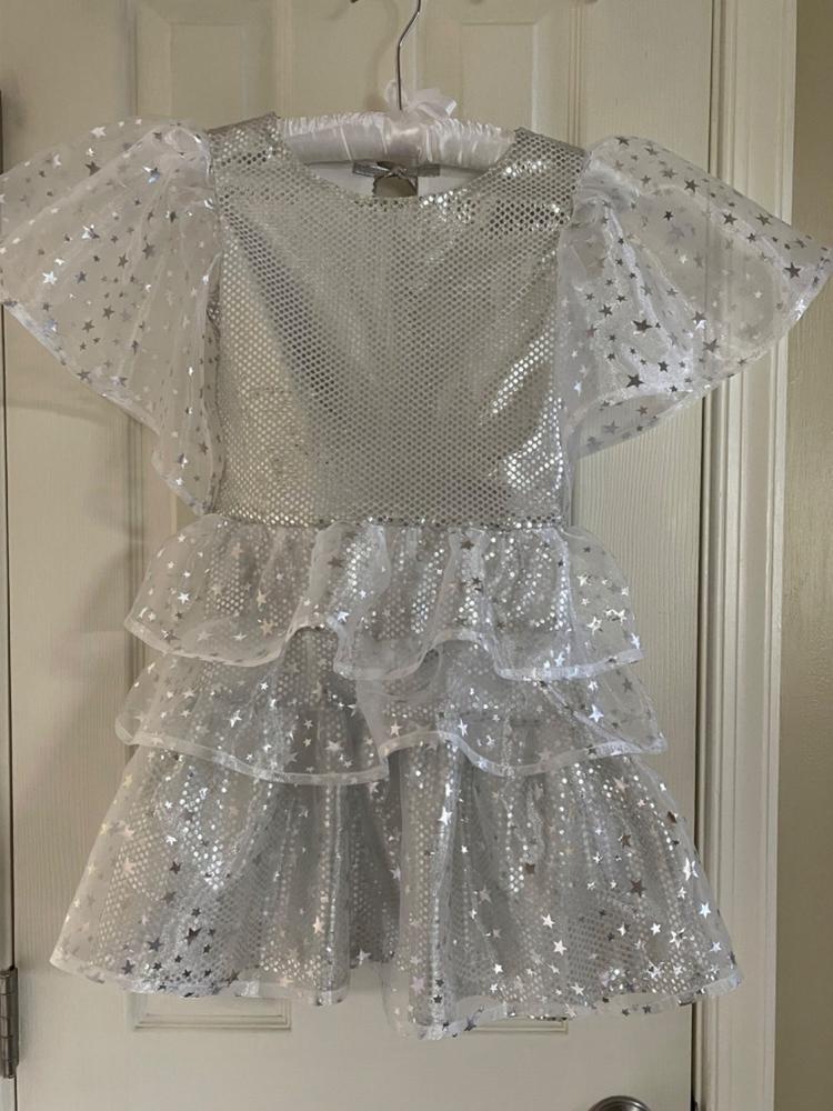 Crystal Organza Printed - Customer Photo From CathyAnn Huhn