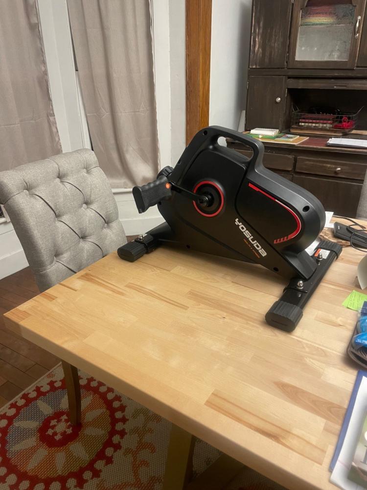 YOSUDA YBM-1 Magnetic Under Desk Cycling Bike - Customer Photo From Marc Sacco
