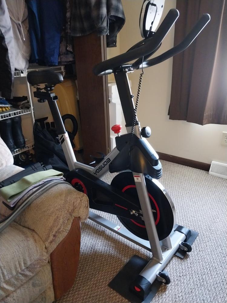YOSUDA YB001R Magnetic Exercise Bike - Customer Photo From Gregory Browne