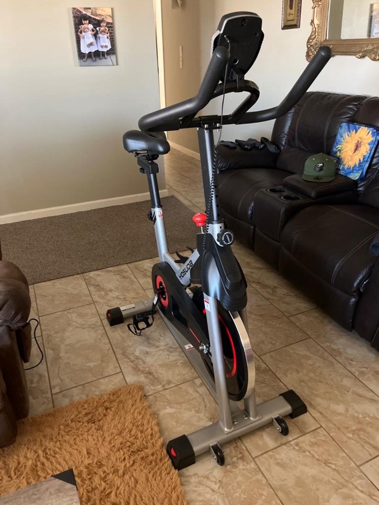 YOSUDA YB001R Magnetic Exercise Bike - Customer Photo From Bill Edwards