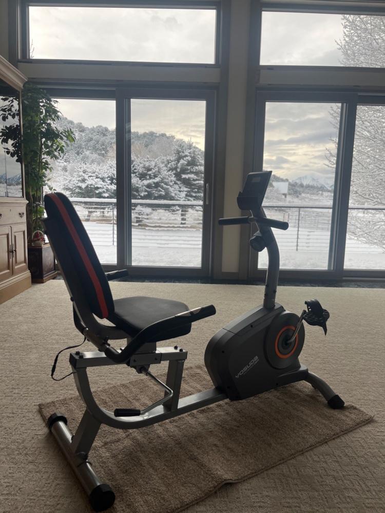 YOSUDA Recumbent Exercise Bike - Customer Photo From Bronislawa Obrochta