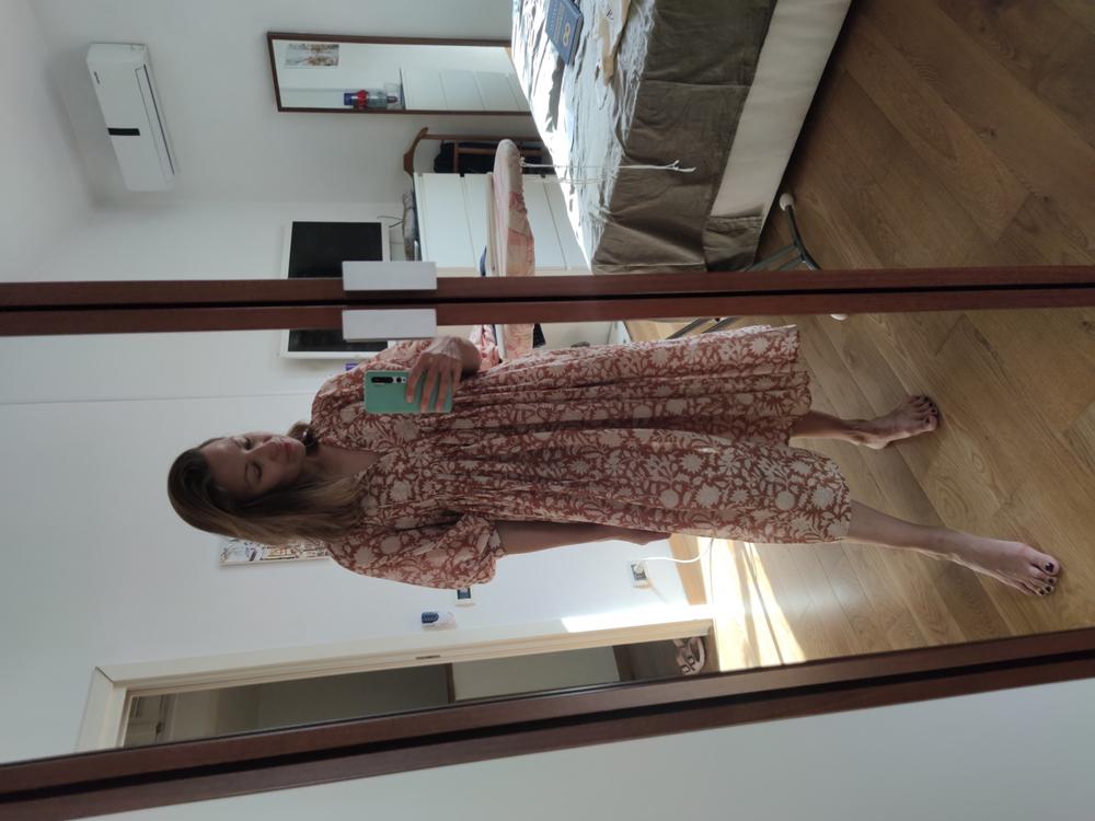 Kyra Midi Dress ~ Caramel - Customer Photo From Tatiana Kartseva