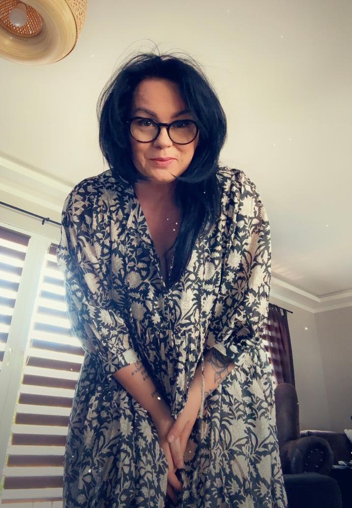 Kyra Midi Dress ~ Pepper - Customer Photo From Agnieszka 