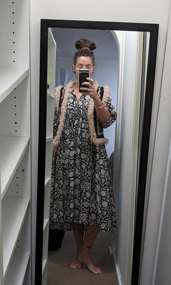 Kyra Midi Dress ~ Pepper - Customer Photo From bel dunn