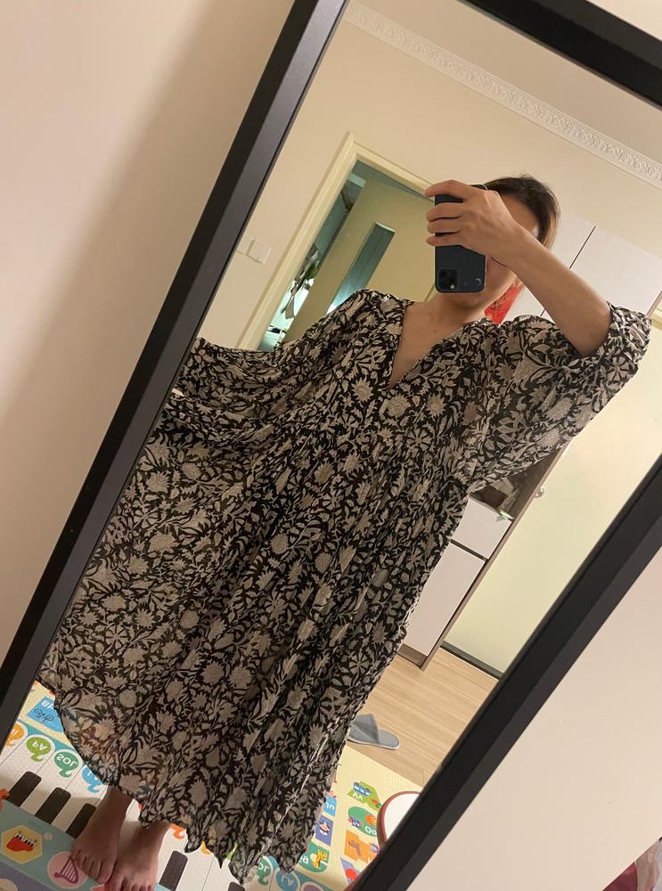 Kyra Midi Dress ~ Pepper - Customer Photo From Heidi 