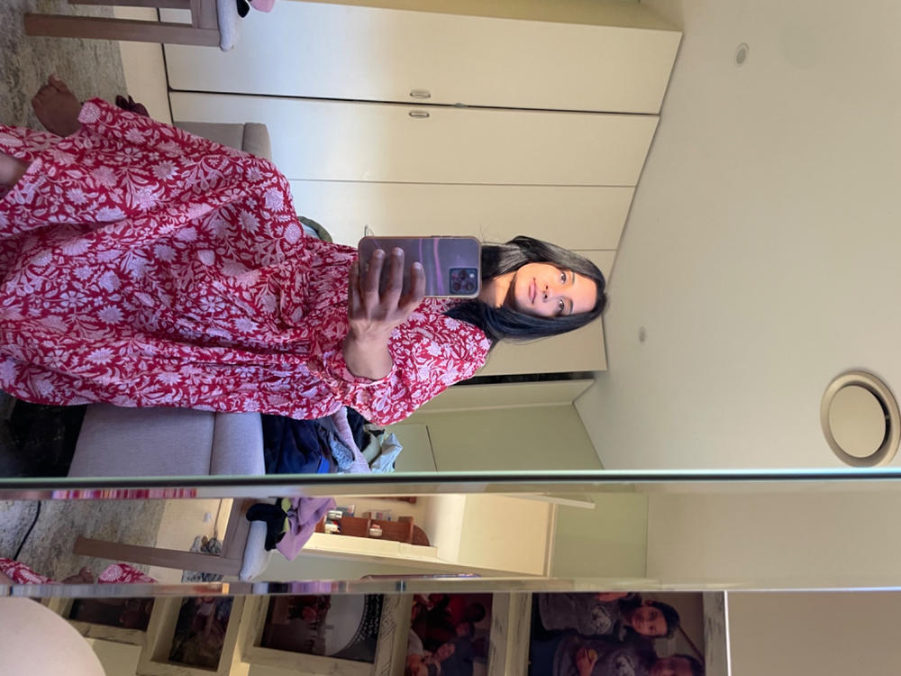 Kyra Midi Dress ~ Saffron - Customer Photo From Fatima Khanbhai 
