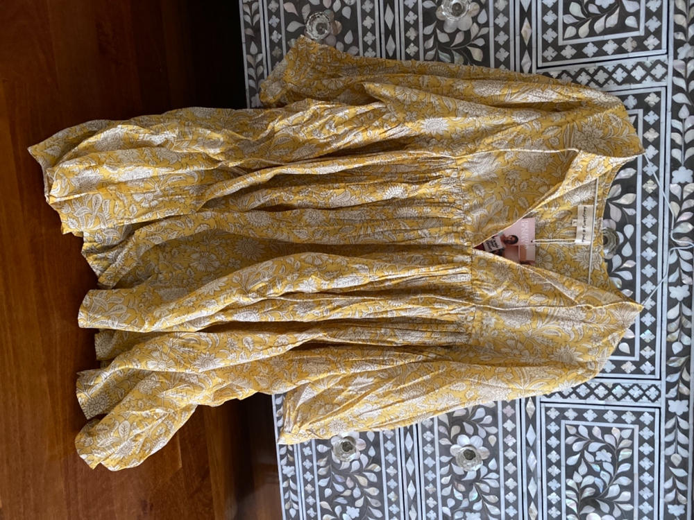 Kyra Mini Dress ~ Fern Gauze - Customer Photo From Jillian Tindall-Mather