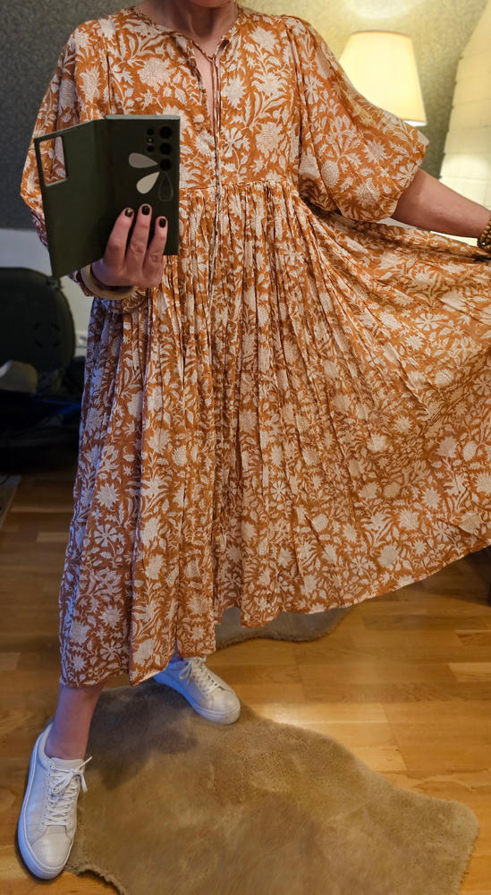 Kyra Midi Dress ~ Olive - Customer Photo From Monika Kaska