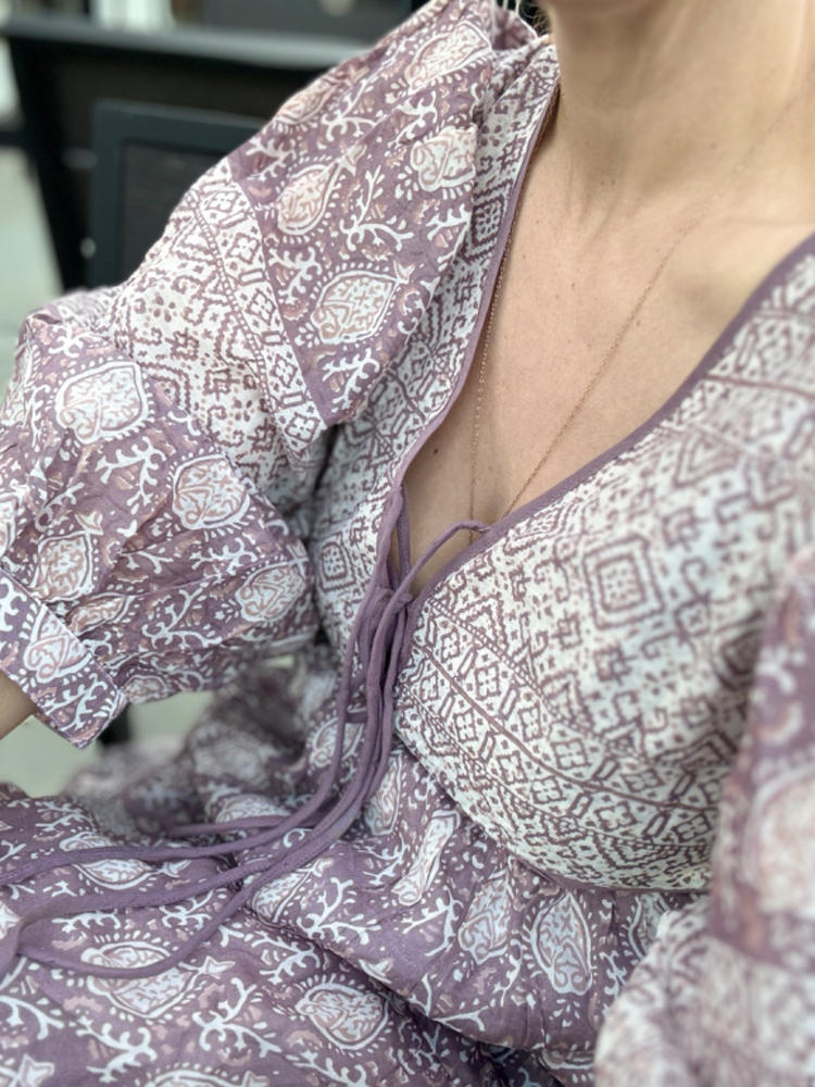 Jasmine Maxi Dress - Lavender - Customer Photo From Elise Zeller