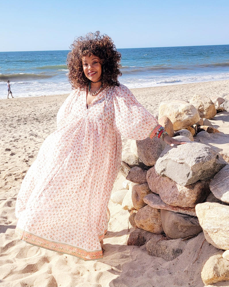 Kyra Maxi Dress ~ Fuchsia Bloom - Customer Photo From Kimmie Kidd