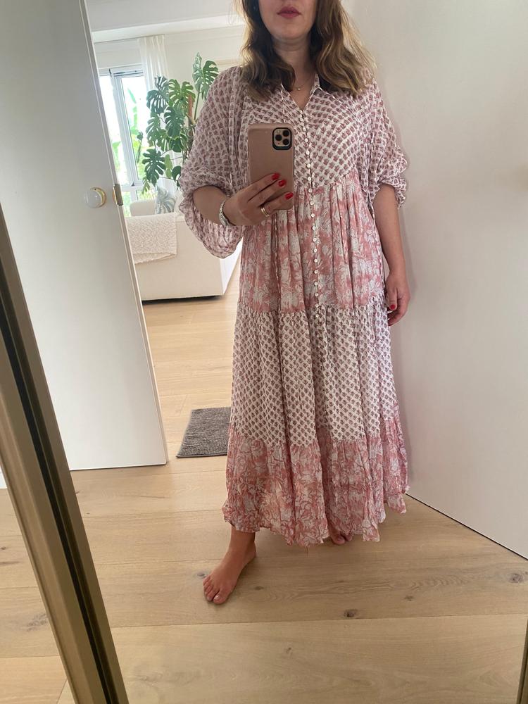 Nora Maxi Dress ~ Primrose - Customer Photo From Viviane 