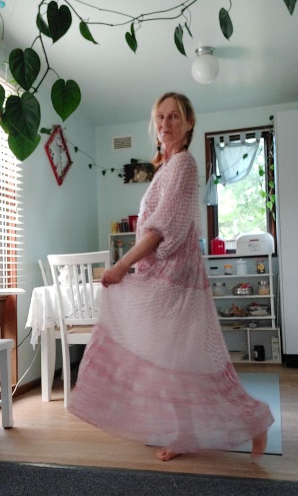 Nora Maxi Dress ~ Primrose - Customer Photo From Violet Miklos