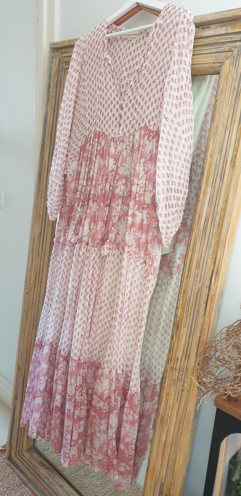 Nora Maxi Dress ~ Primrose - Customer Photo From Karen Hamilton