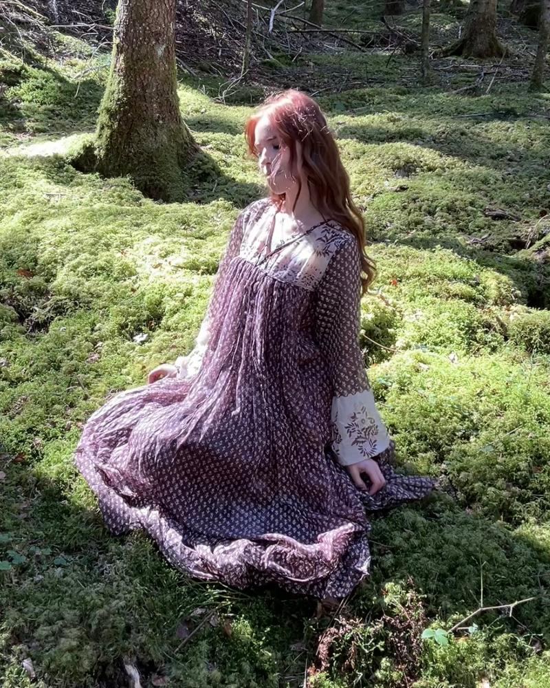 Rooh Maxi Dress ~ Cacao - Customer Photo From Mia