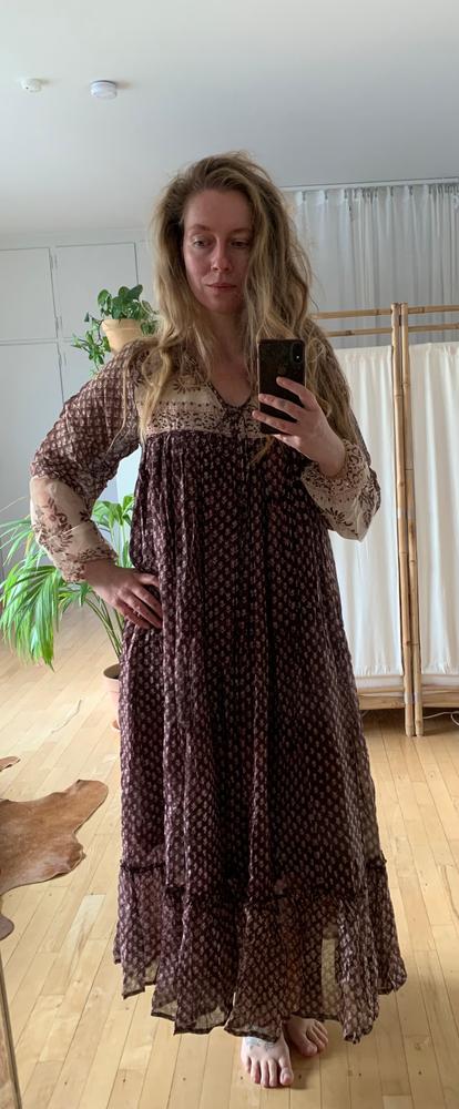 Rooh Maxi Dress ~ Cacao - Customer Photo From Laura A