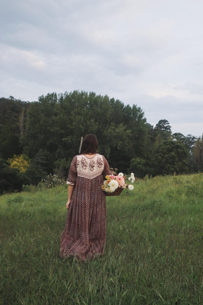 Rooh Maxi Dress ~ Cacao - Customer Photo From Jemma 