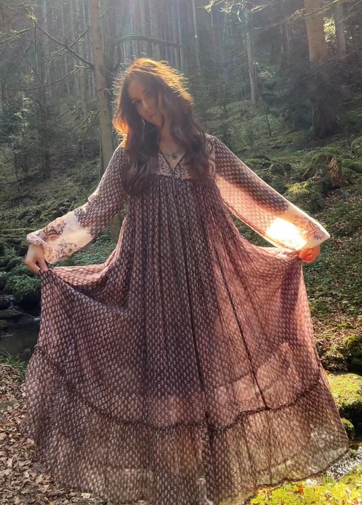 Rooh Maxi Dress ~ Cacao - Customer Photo From Mia