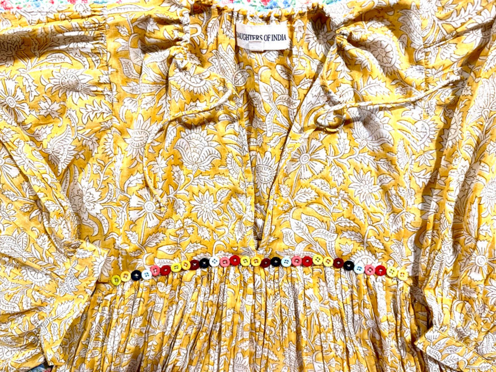 Kyra Midi Dress ~ Turmeric - Customer Photo From Jennifer Teal