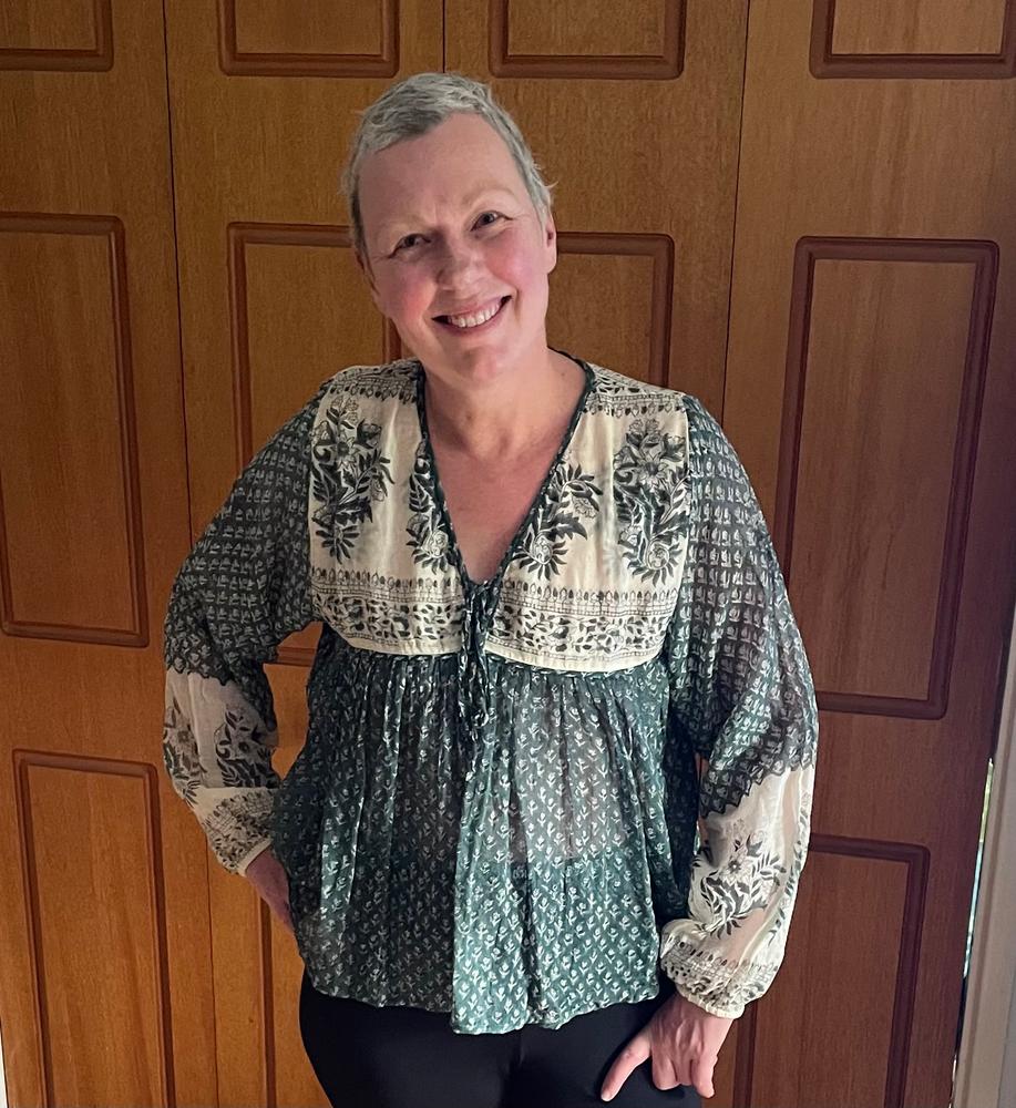 Rooh Blouse ~ Pine - Customer Photo From Kelee