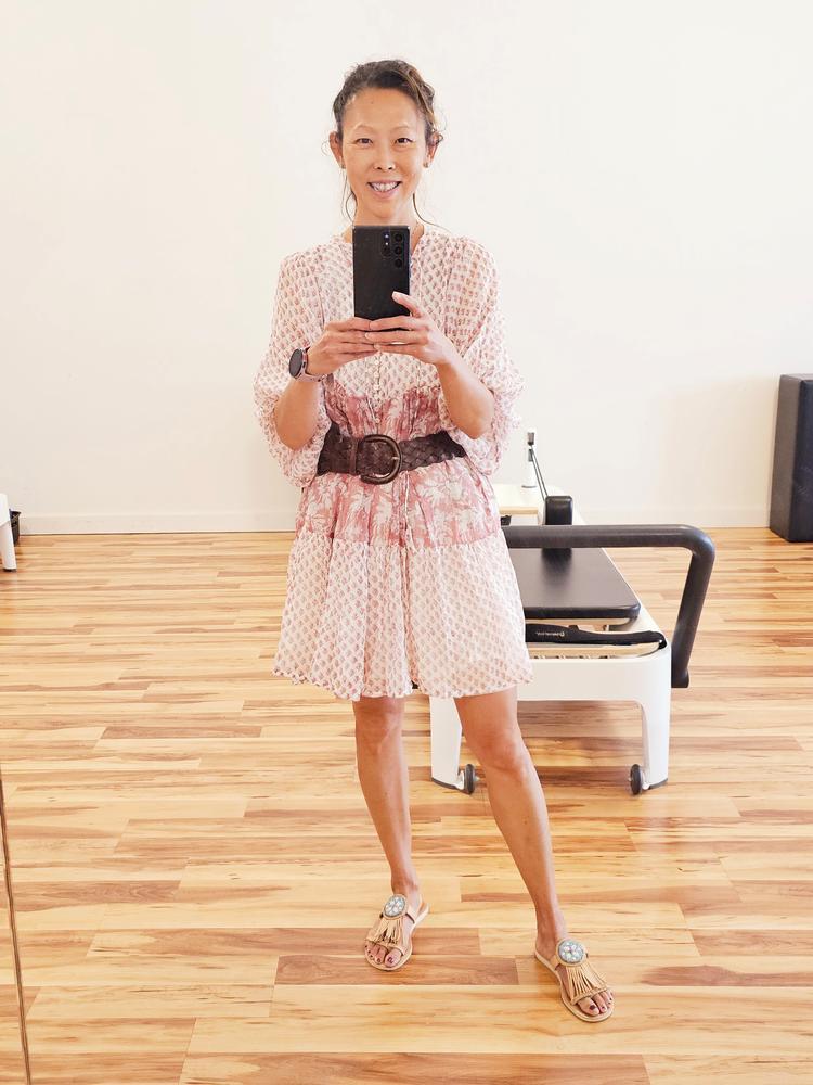 Nora Mini Dress ~ Primrose - Customer Photo From Jean Chen