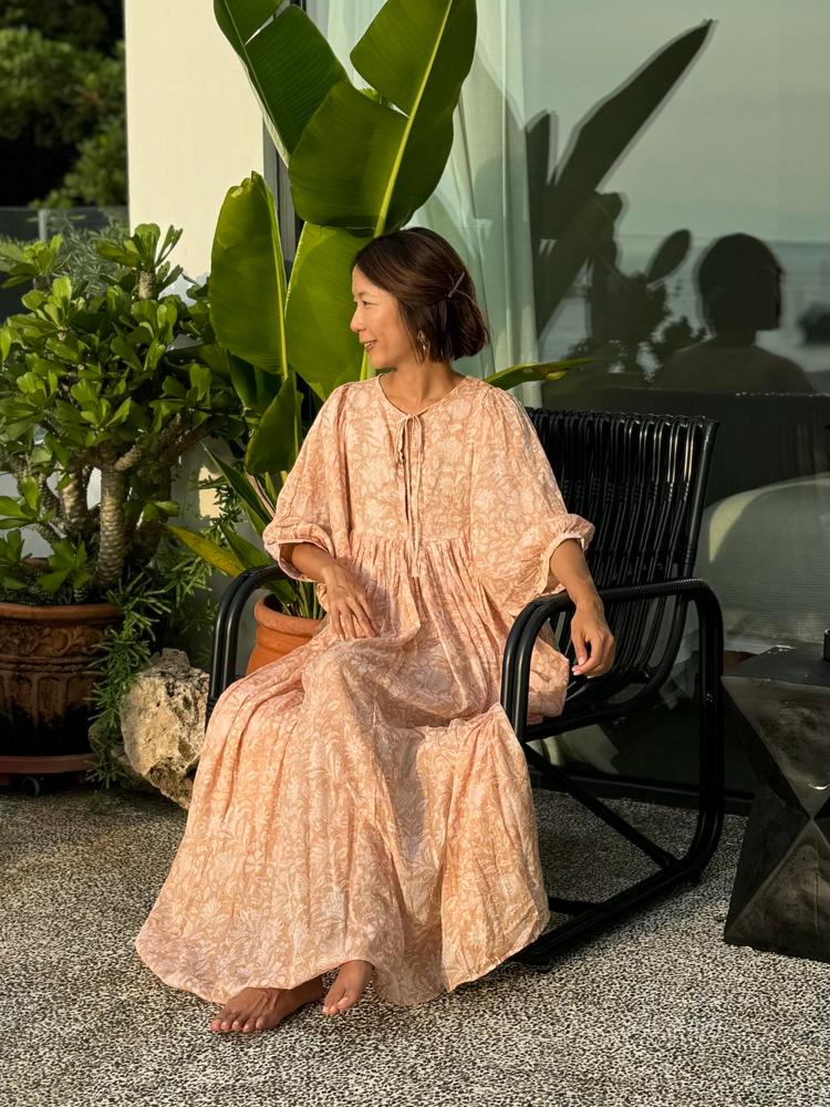 Kyra Maxi Dress ~ Apricot Blush - Customer Photo From Sallee