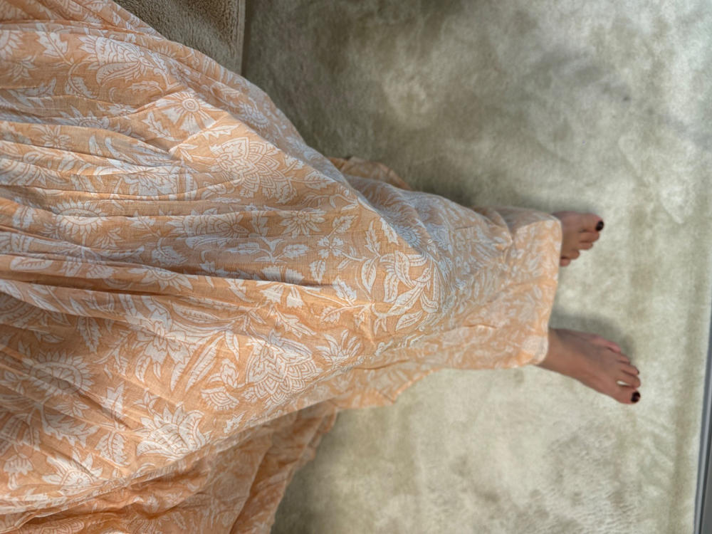 Kyra Maxi Dress ~ Apricot Blush - Customer Photo From Edina Mesic