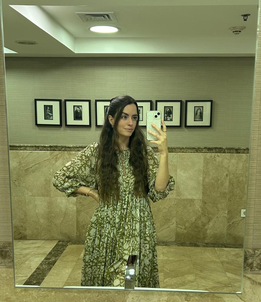 Kyra Maxi Dress ~ Olive - Customer Photo From Sarah P