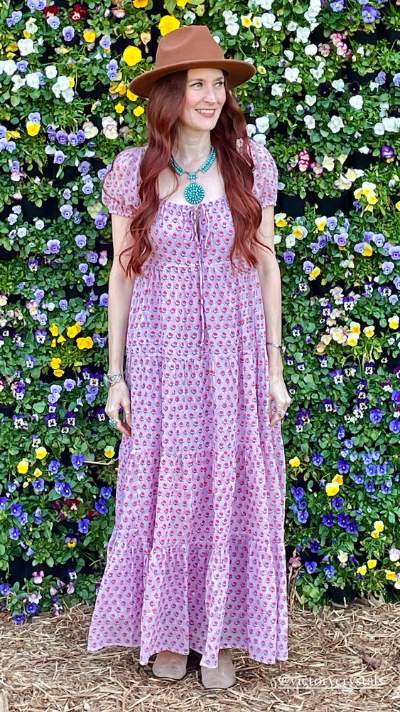 Sita Maxi Dress ~ Violet - Customer Photo From Athena
