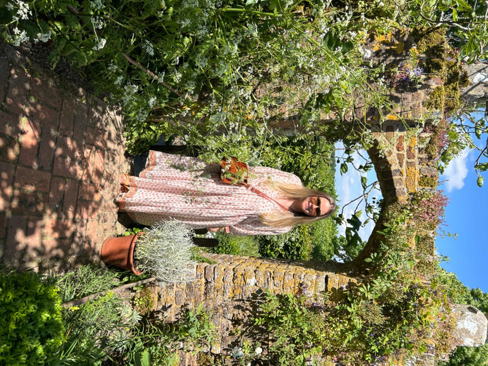 Kyra Midi Dress ~ Fuchsia Bloom - Customer Photo From joanne Headland