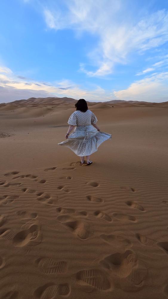 Zuri Wrap Dress ~ Peony - Customer Photo From Hayley Nitz