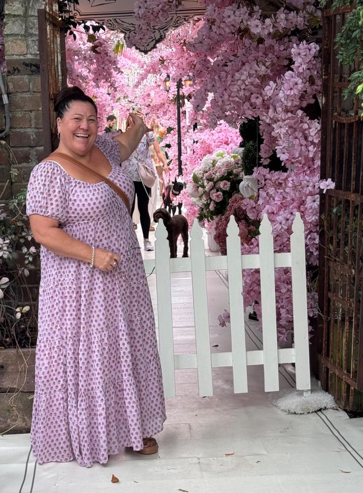 Sita Maxi Dress ~ Bluebell - Customer Photo From Lisa Valk