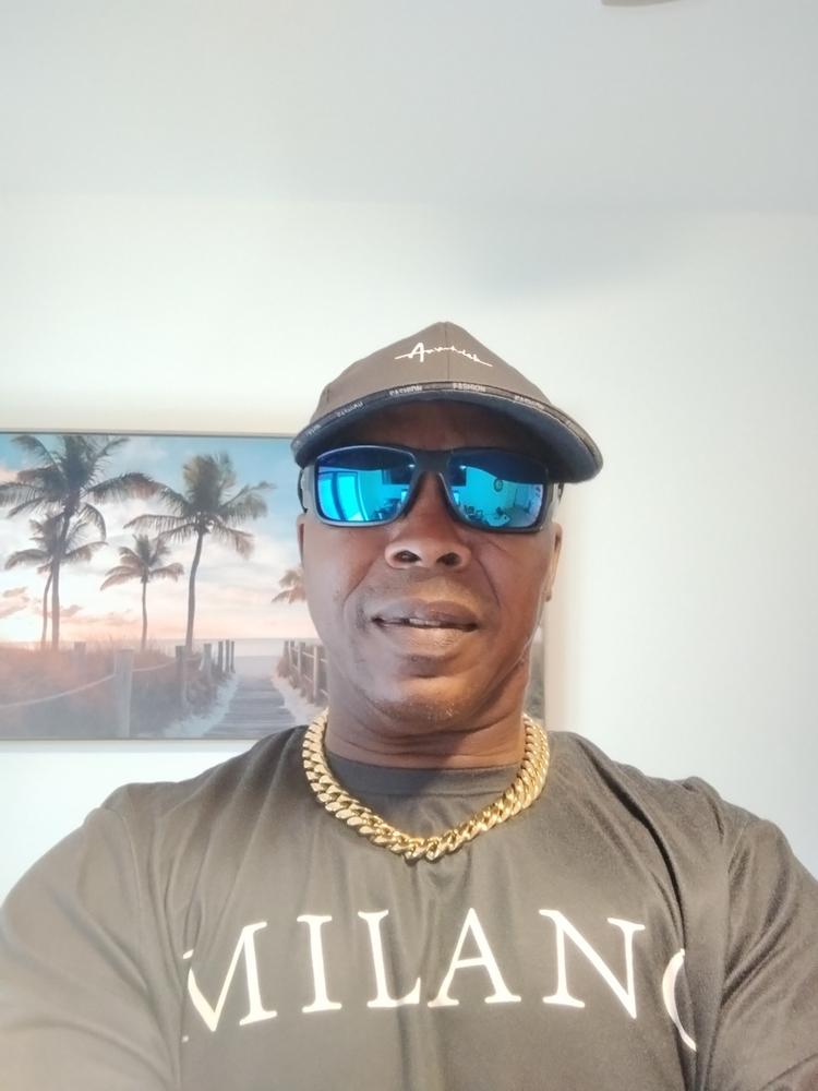 Miami Cuban Link Choker (18mm) in Yellow Gold-Plated - Customer Photo From George L.
